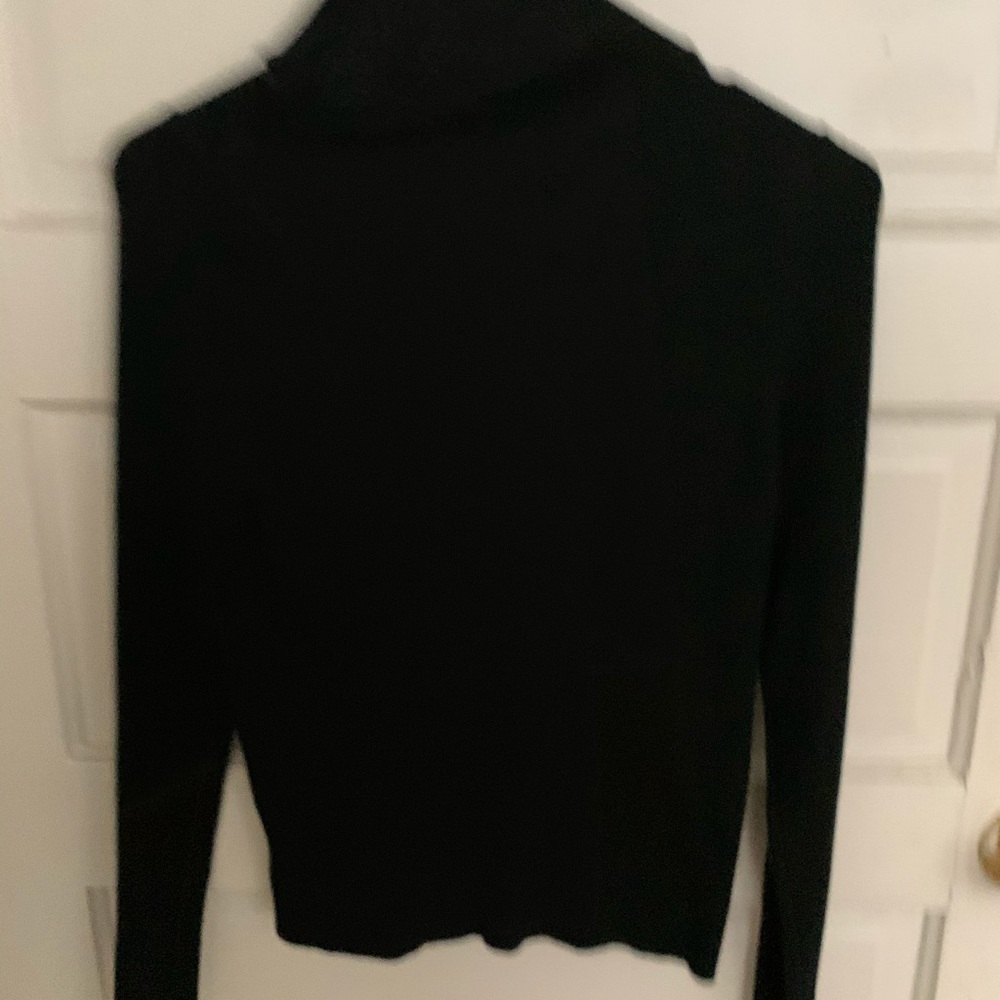 Basic black turtleneck